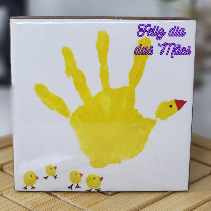 Kit Especial com 3 Azulejos – Presenteie Sua Mãe com Amor