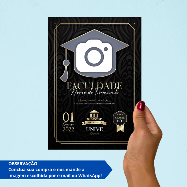 AZULEJO DECORATIVO ORGULHO ACADÊMICO