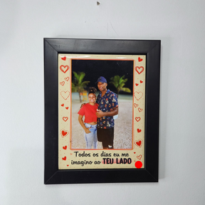 Personalize o seu Azulejo na Vertical com Suas Fotos – 15x20cm Azulejo decorativo personalizado