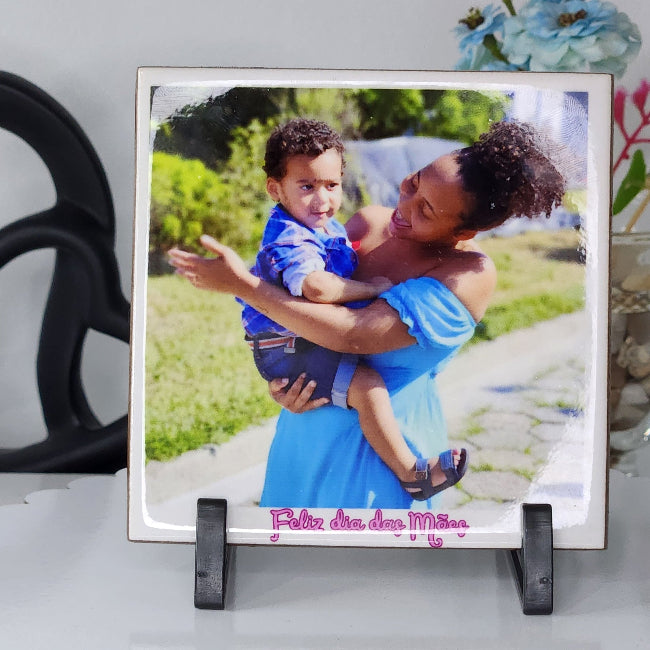 Azulejo Especial 10x10 – Mãe: Amor que não se mede