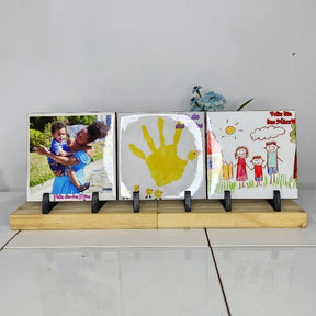 Kit Especial com 3 Azulejos – Presenteie Sua Mãe com Amor