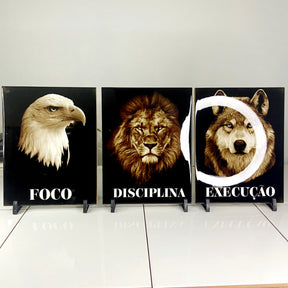 COMBINAÇÃO DECORATIVA FOCO, DISCIPLINA E EXECUÇÃO