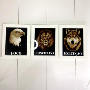 COMBINAÇÃO DECORATIVA FOCO, DISCIPLINA E EXECUÇÃO