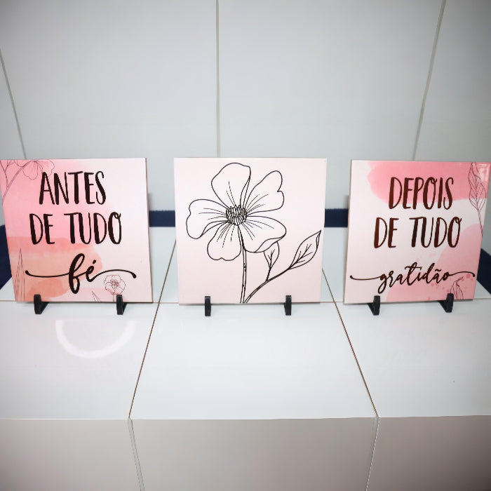 COMBINAÇÃO DECORATIVA ANTES DE TUDO FÉ